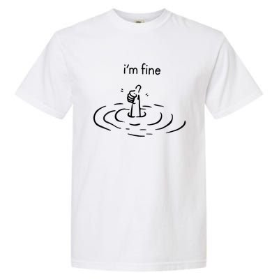 IM Fine Like Hand Thumbs Up On Water Surface IM Fine Garment-Dyed Heavyweight T-Shirt