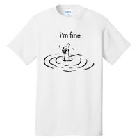 IM Fine Like Hand Thumbs Up On Water Surface IM Fine Tall T-Shirt