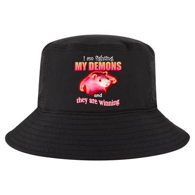 Im Fighting My Demons And They Are Winning Rat Cool Comfort Performance Bucket Hat