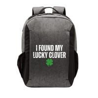 I Found My Lucky Clover St Patricks Day Vector Backpack