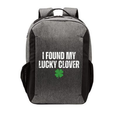 I Found My Lucky Clover St Patricks Day Vector Backpack