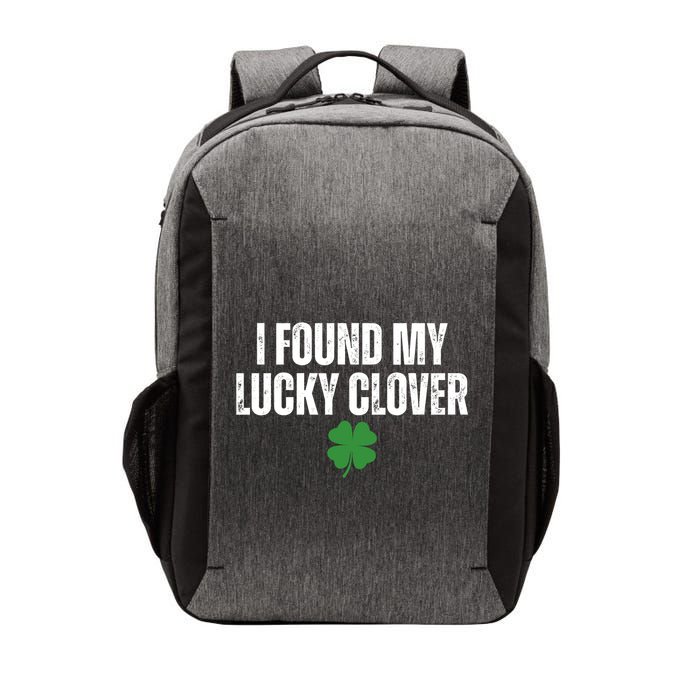 I Found My Lucky Clover St Patricks Day Vector Backpack