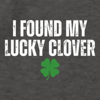 I Found My Lucky Clover St Patricks Day Vector Backpack