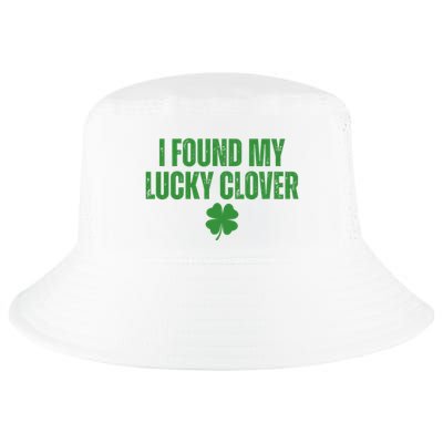 I Found My Lucky Clover St Patricks Day Cool Comfort Performance Bucket Hat