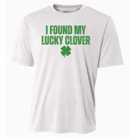 I Found My Lucky Clover St Patricks Day Cooling Performance Crew T-Shirt