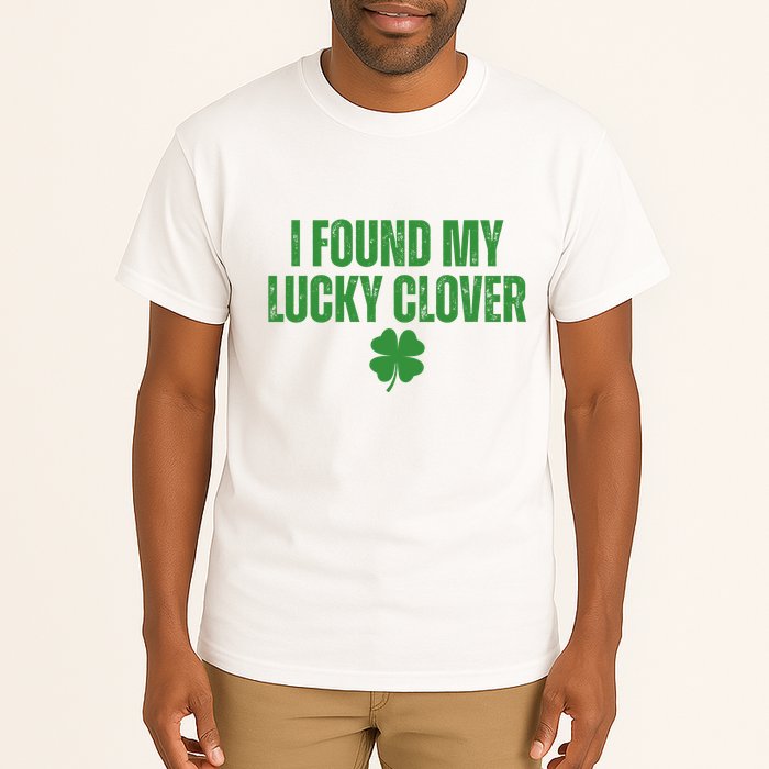 I Found My Lucky Clover St Patricks Day Tall T-Shirt