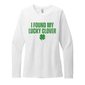 I Found My Lucky Clover St Patricks Day Womens CVC Long Sleeve Shirt