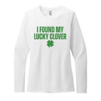 I Found My Lucky Clover St Patricks Day Womens CVC Long Sleeve Shirt