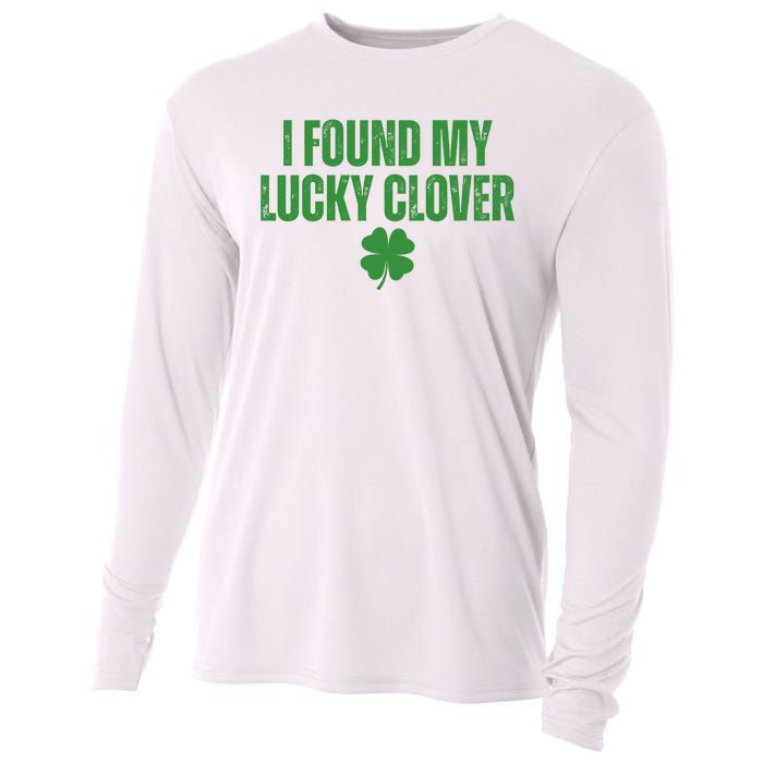 I Found My Lucky Clover St Patricks Day Cooling Performance Long Sleeve Crew