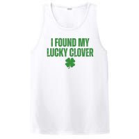 I Found My Lucky Clover St Patricks Day PosiCharge Competitor Tank