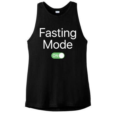 Intermittent Fasting Mode On Weight Loss Diet Lifestyle Funny Gift Ladies PosiCharge Tri-Blend Wicking Tank