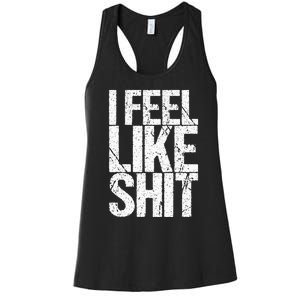 Ich FüHlmich Mich ScheißE Women's Racerback Tank