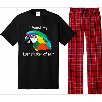 I Found My Lost Shaker Of Salt Fun Parrot Head Design Pajama Set