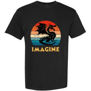 Imagine Fantasy Mythical Dragon Garment-Dyed Heavyweight T-Shirt