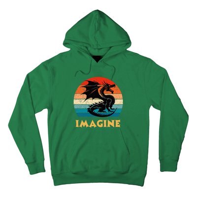 Imagine Fantasy Mythical Dragon Hoodie