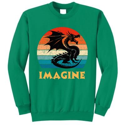 Imagine Fantasy Mythical Dragon Sweatshirt