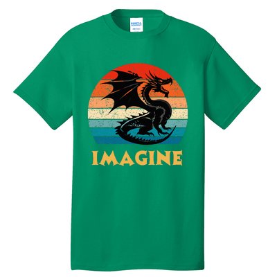 Imagine Fantasy Mythical Dragon Tall T-Shirt