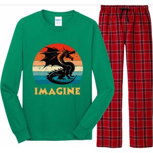 Imagine Fantasy Mythical Dragon Long Sleeve Pajama Set