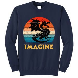 Imagine Fantasy Mythical Dragon Tall Sweatshirt