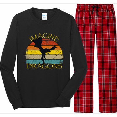 Imagine Fantasy Mythical Dragon Wings Long Sleeve Pajama Set