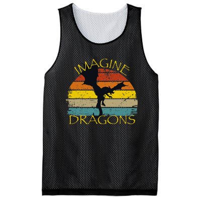 Imagine Fantasy Mythical Dragon Wings Mesh Reversible Basketball Jersey Tank