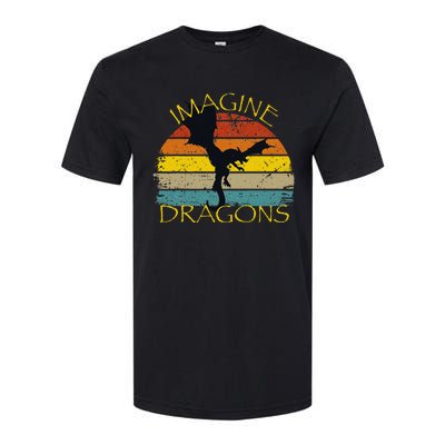 Imagine Fantasy Mythical Dragon Wings Softstyle CVC T-Shirt