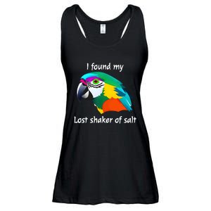 I Found My Lost Shaker Of Salt Fun Parrot Head Design Ladies Essential Flowy Tank