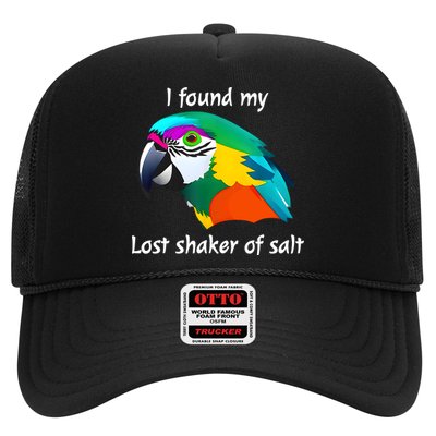 I Found My Lost Shaker Of Salt Fun Parrot Head Design Hat