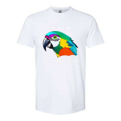 I Found My Lost Shaker Of Salt Fun Parrot Head Design Softstyle® CVC T-Shirt