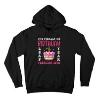 It's Finally My Birthday Leap Year 2024 Birthday Leap Day Hoodie