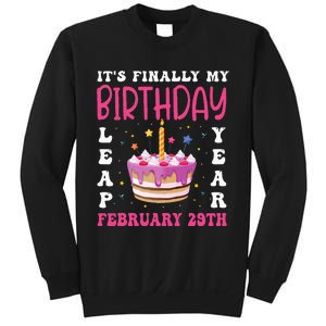 It's Finally My Birthday Leap Year 2024 Birthday Leap Day Sweatshirt