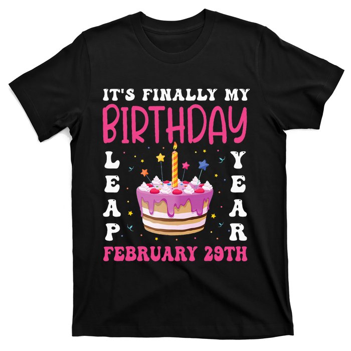 It's Finally My Birthday Leap Year 2024 Birthday Leap Day T-Shirt