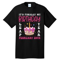 It's Finally My Birthday Leap Year 2024 Birthday Leap Day Tall T-Shirt