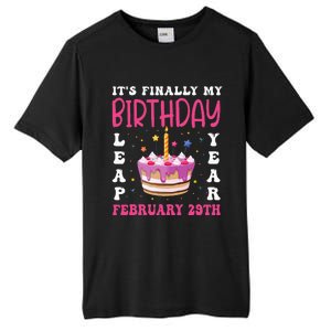 It's Finally My Birthday Leap Year 2024 Birthday Leap Day Tall Fusion ChromaSoft Performance T-Shirt