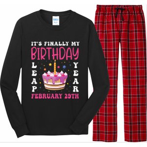 It's Finally My Birthday Leap Year 2024 Birthday Leap Day Long Sleeve Pajama Set