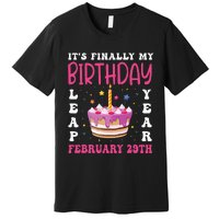 It's Finally My Birthday Leap Year 2024 Birthday Leap Day Premium T-Shirt