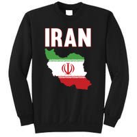 Iran Flag Map Iranian Pride Sweatshirt