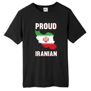 Iran Flag Map Iranian Pride Tall Fusion ChromaSoft Performance T-Shirt