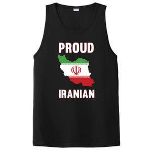 Iran Flag Map Iranian Pride PosiCharge Competitor Tank