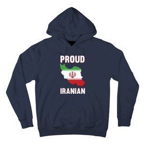 Iran Flag Map Iranian Pride Hoodie