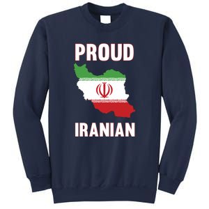 Iran Flag Map Iranian Pride Sweatshirt