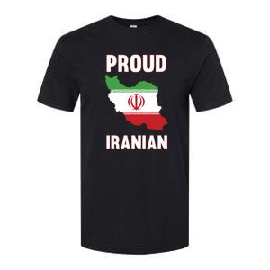 Iran Flag Map Iranian Pride Softstyle CVC T-Shirt