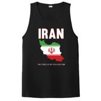 Iran Flag Map Iranian Pride PosiCharge Competitor Tank