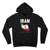 Iran Flag Map Iranian Pride Tall Hoodie