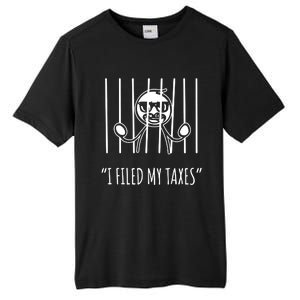 I Filed My Taxes Tall Fusion ChromaSoft Performance T-Shirt