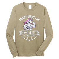 I Fix My Form Funny Unicorn Workout Training Long Sleeve Shirt