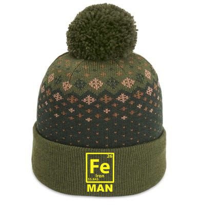 Iron (Fe) Man The Baniff Cuffed Pom Beanie