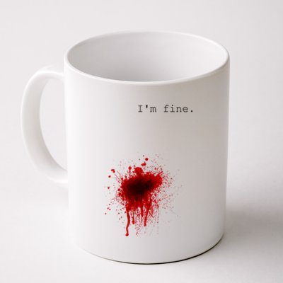 I'm Fine Meaningful Gift Flesh Wound Halloween Costume Gift Coffee Mug