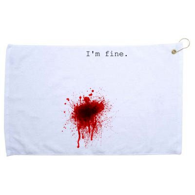 I'm Fine Meaningful Gift Flesh Wound Halloween Costume Gift Grommeted Golf Towel