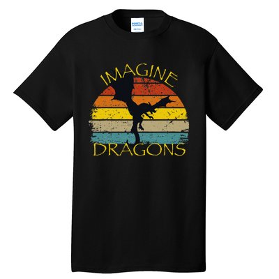 Imagine Fantasy Mythical Dragon Wings Tall T-Shirt